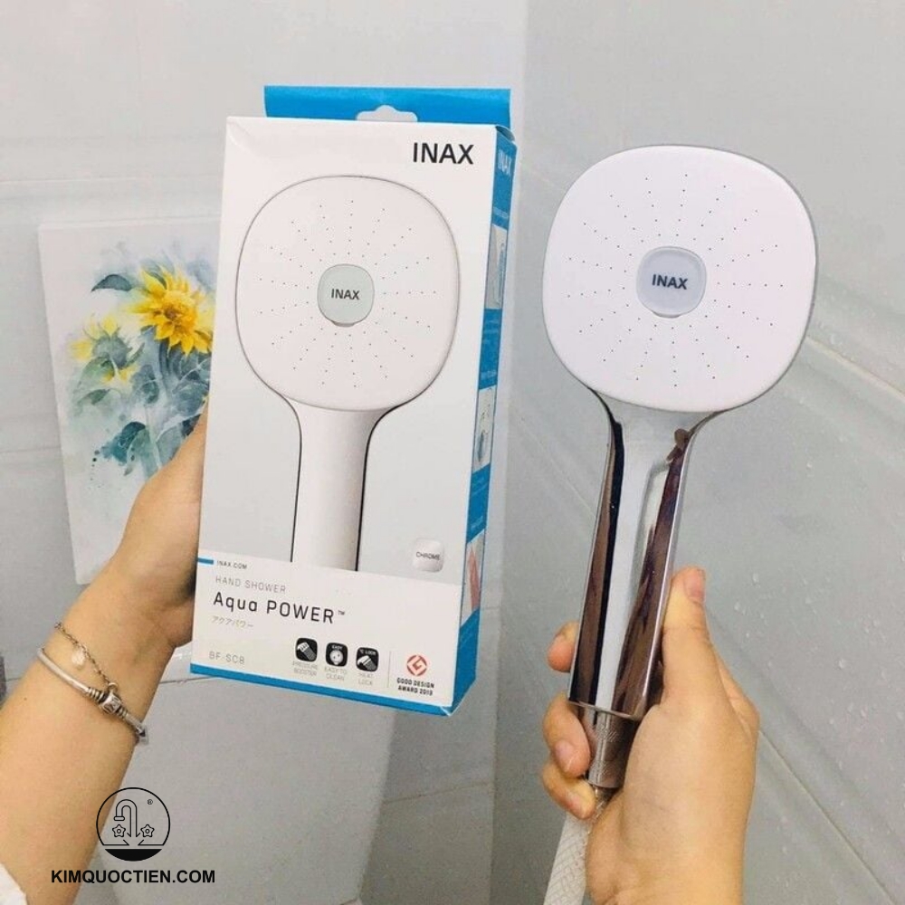 Tay sen tắm INAX BF-SC3 thiết kế chắc chắn và tích hợp nhiều chế độ phun