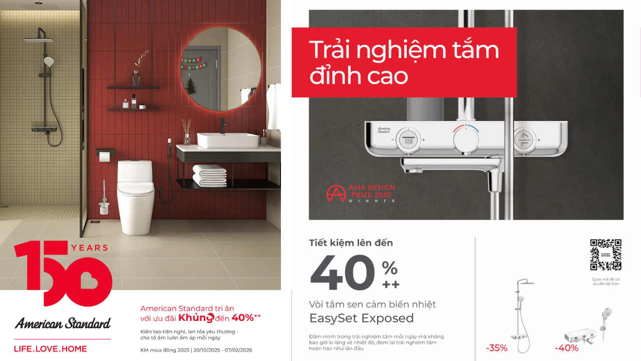 KHUYẾN MÃI MÙA ĐÔNG I AMERICAN STANDARD