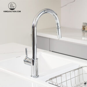 Vòi rửa bát dây rút KONOX Alto Smart Chrome