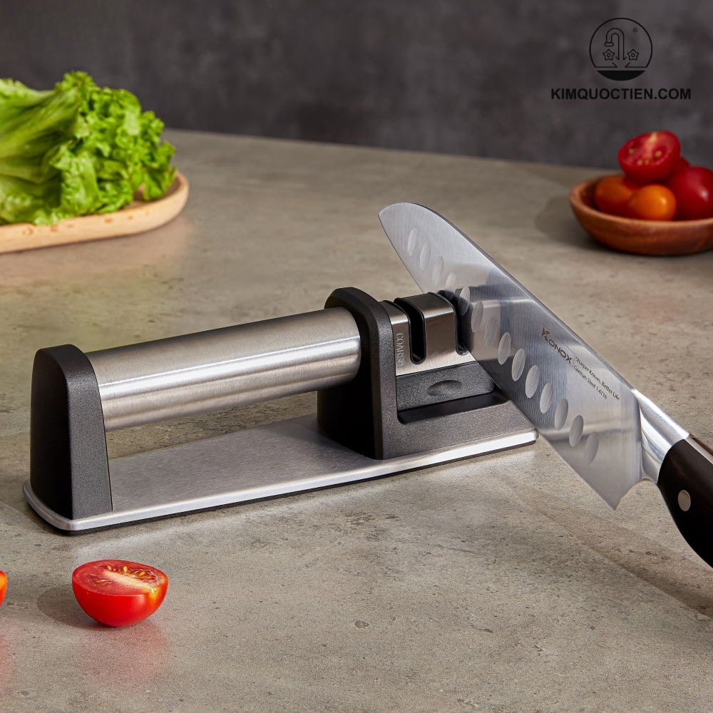 Dụng cụ mài dao 2 khe Konox Knife Sharpener