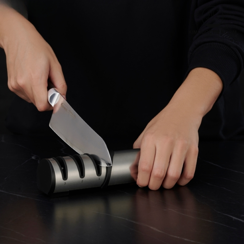 Dụng cụ mài dao 3 khe Konox Knife Sharpener