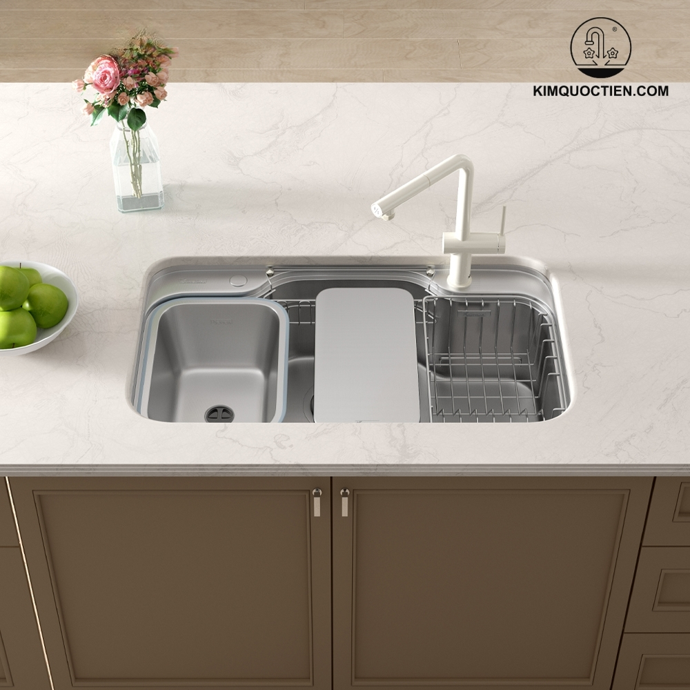 Chậu rửa bát chống xước KONOX Dekor 8048SU Workstation Sink