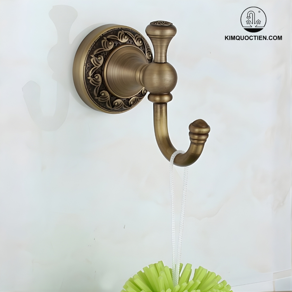 Móc Quần Áo Kanly GCH01N Treo Tường Bằng Đồng