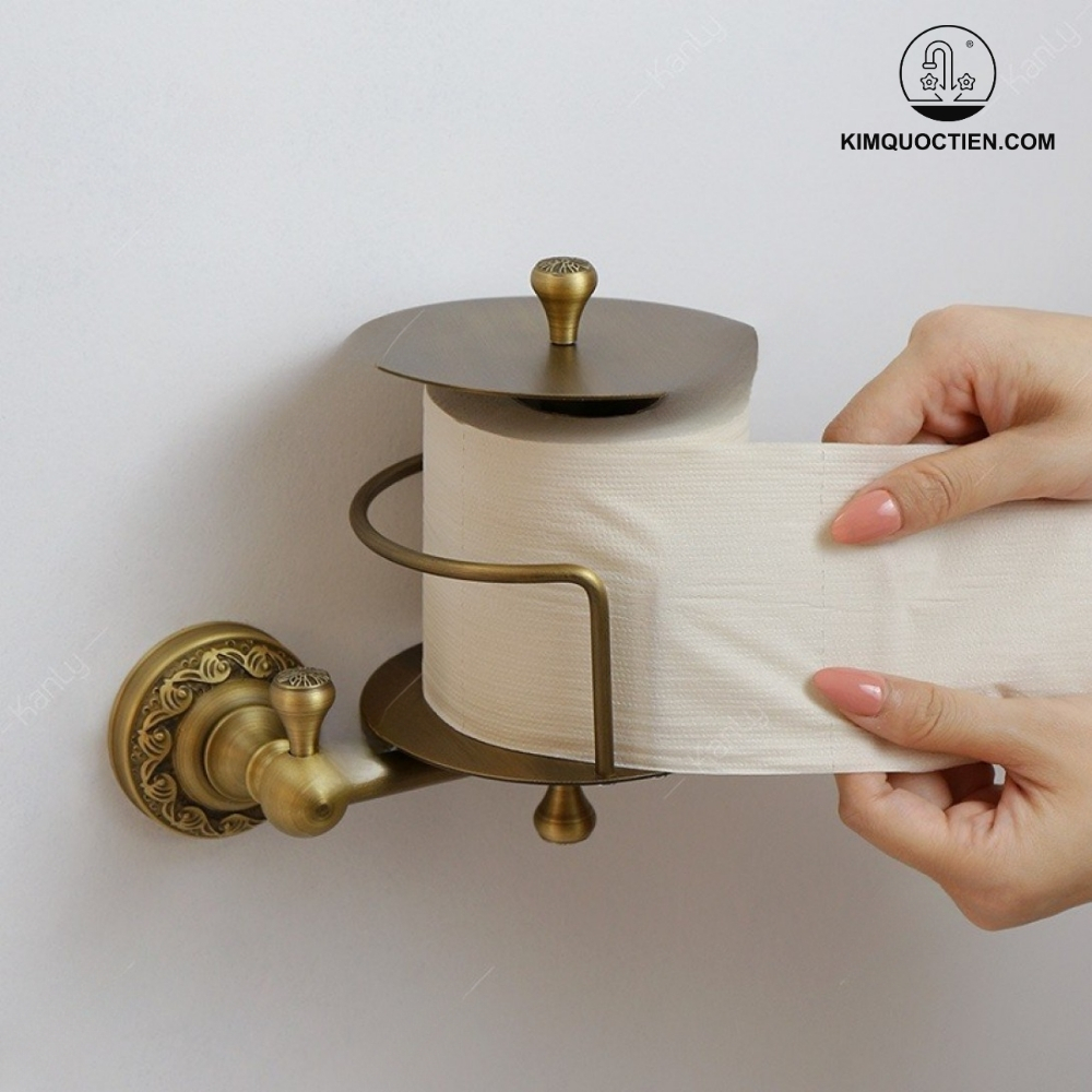 Giá Treo Giấy Vệ Sinh Kanly GCH10 Bằng Đồng