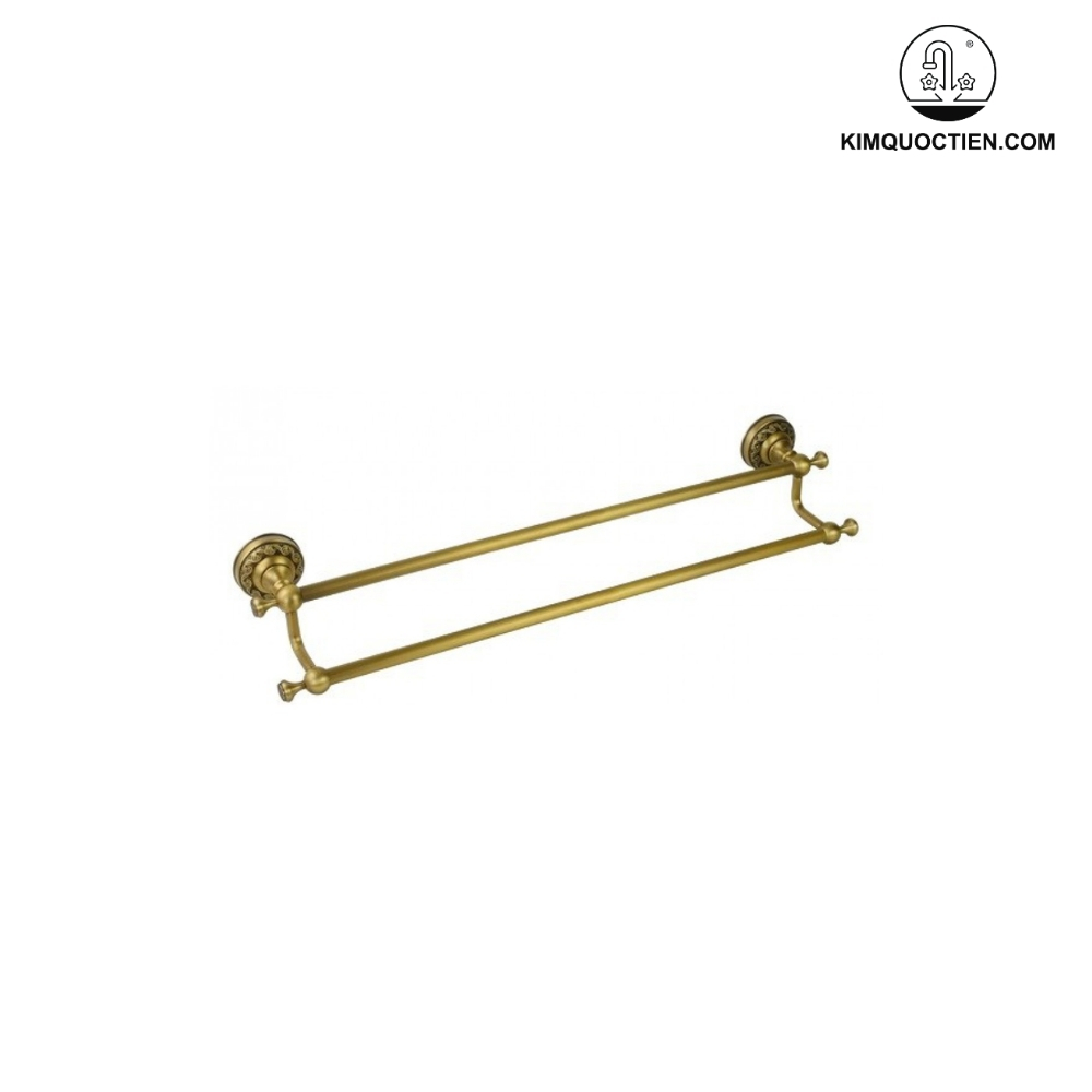 Thanh Treo Khăn Đôi Kanly GCH12 Bằng Đồng