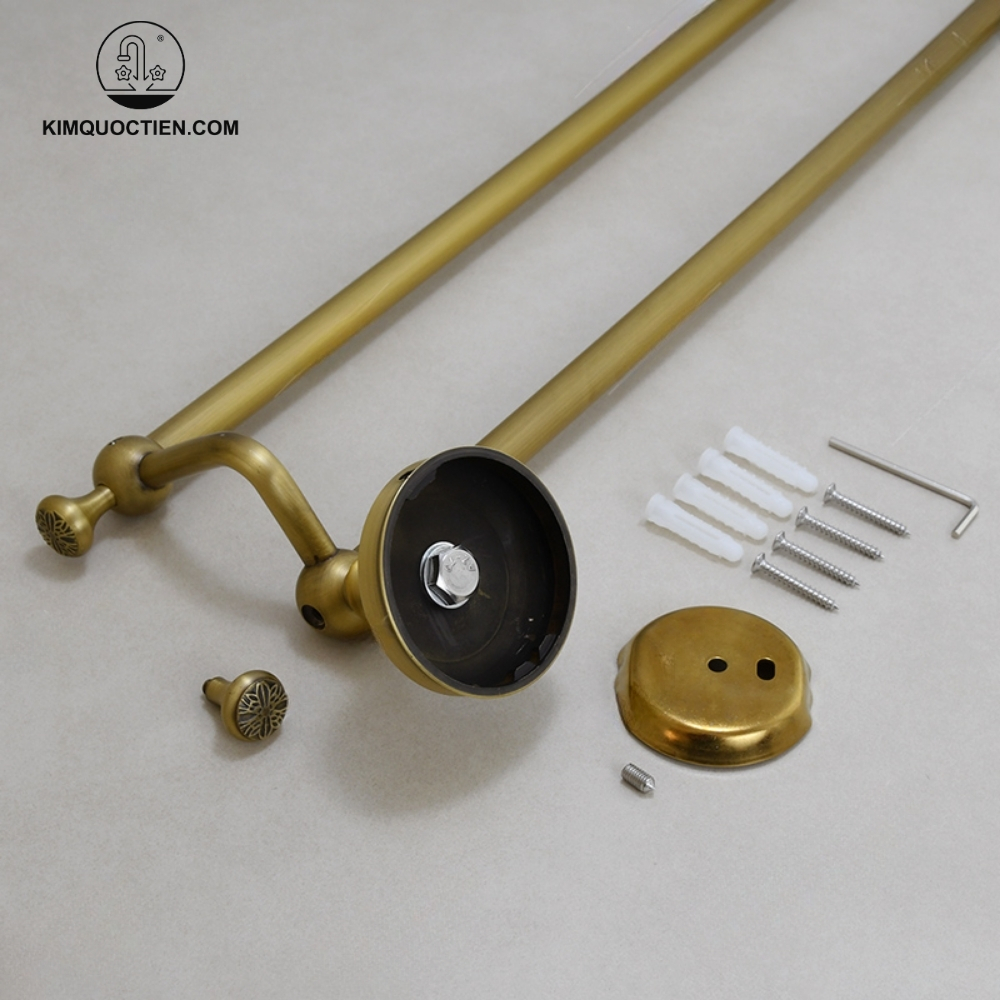 Thanh Treo Khăn Đôi Kanly GCH12 Bằng Đồng