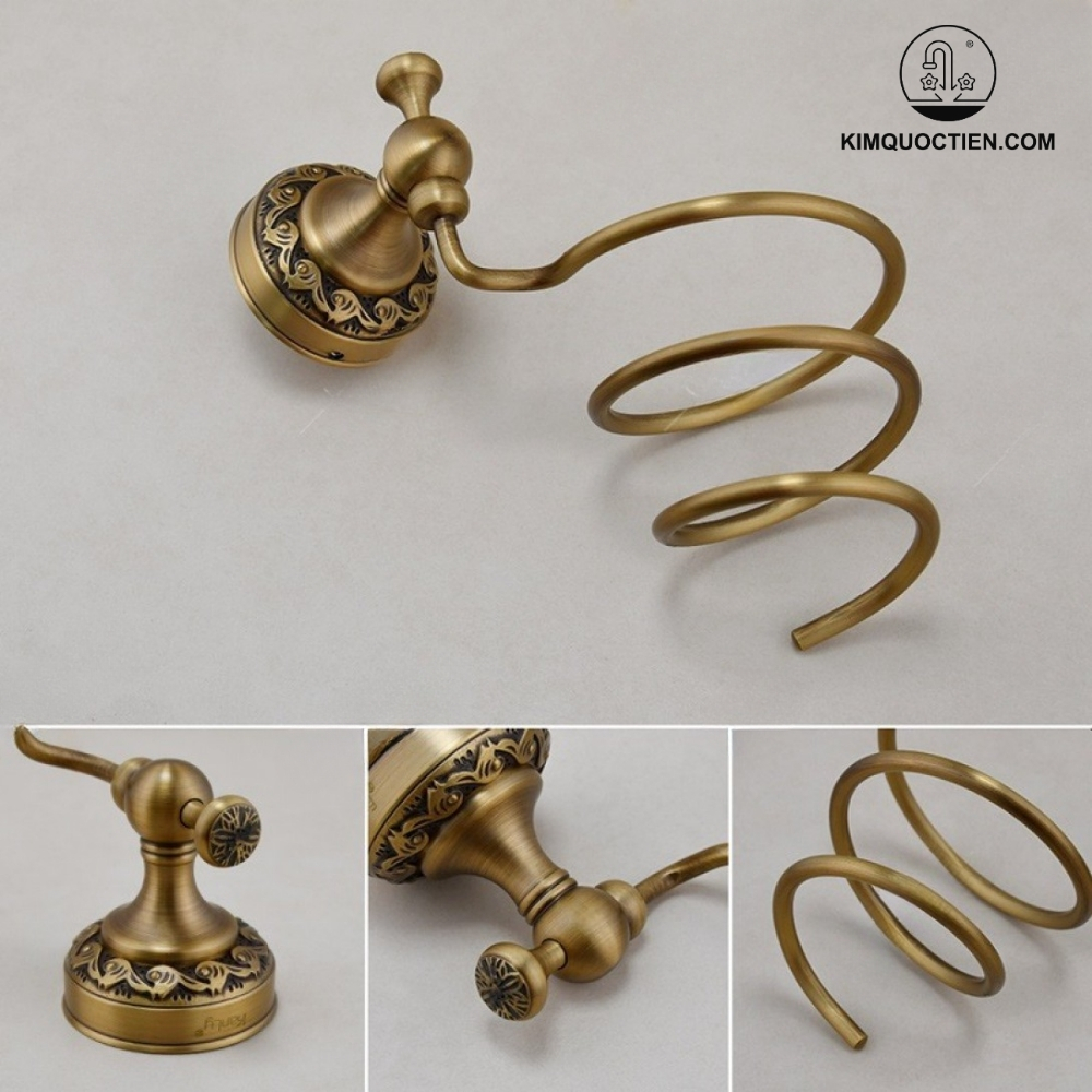 Giá Đỡ Máy Sấy Tóc Kanly GCH16 Bằng Đồng