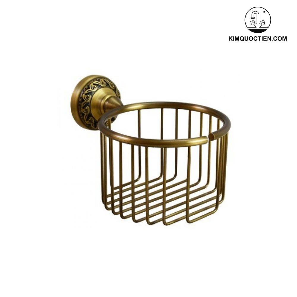 Khay Đựng Giấy Vệ Sinh Kanly GCH33 Bằng Đồng