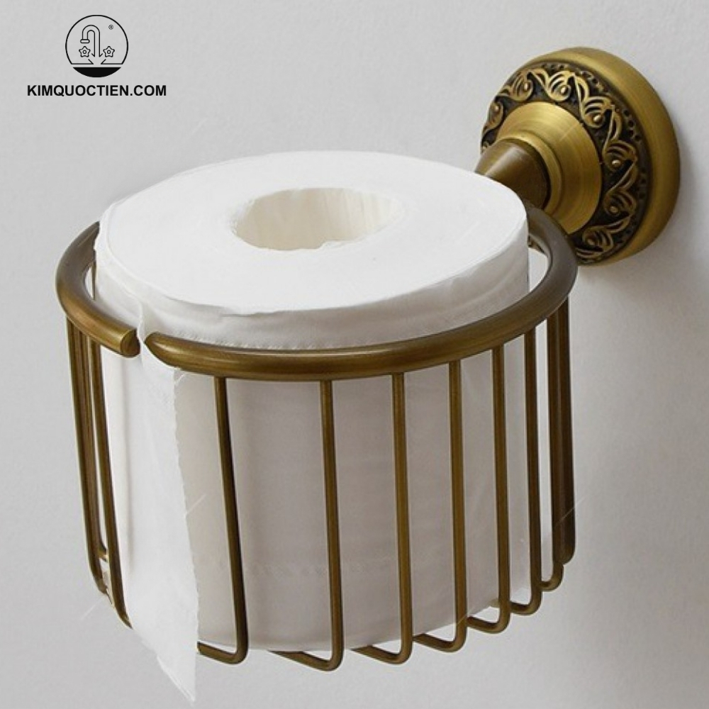 Khay Đựng Giấy Vệ Sinh Kanly GCH33 Bằng Đồng