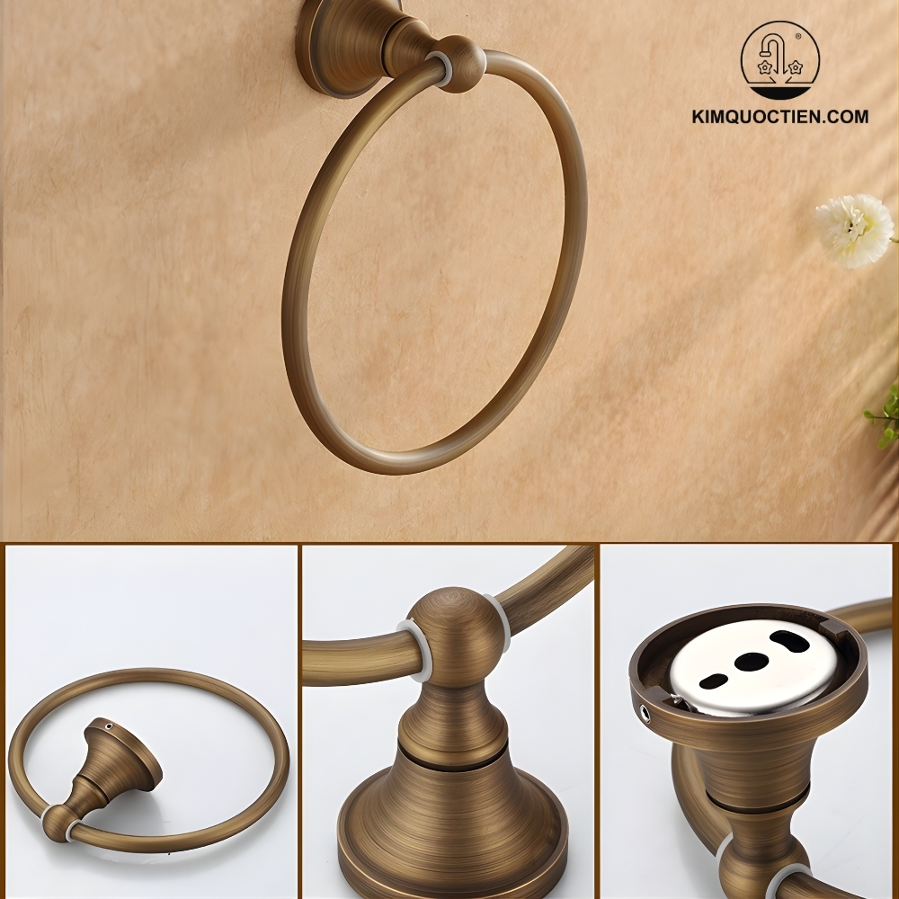 Vòng Treo Khăn Kanly GCK02 Bằng Đồng