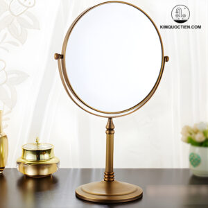 Gương Cạo Râu Kanly GCK19 Bằng Đồng Đặt Bàn Cổ Điển