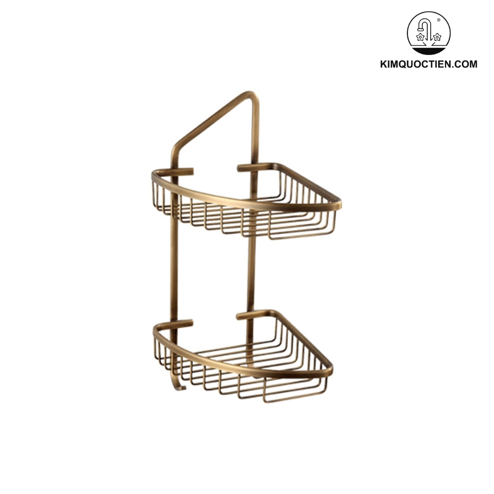 Kệ Góc 2 Tầng Kanly GCK27 Bằng Đồng