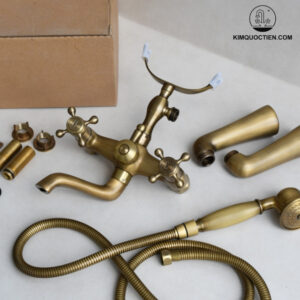 Vòi Sen Tắm Kanly GCS02 Nóng Lạnh Đồng Thau Cổ Điển