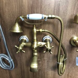 Bộ sen tắm nóng lạnh bằng đồng Kanly GCS03