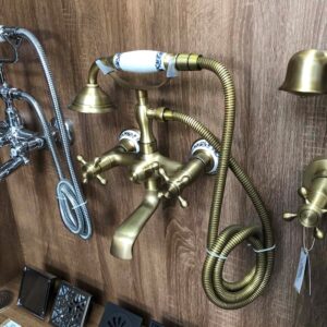 Bộ sen tắm nóng lạnh bằng đồng Kanly GCS03