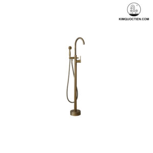 Vòi Sen Xả Bồn Tắm Kanly GCS06 Nóng Lạnh Đặt Sàn Đồng Thau Cổ Điển