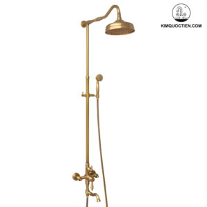 Vòi Sen Cây Kanly GCS11 Nóng Lạnh Cổ Điển Đồng Thau