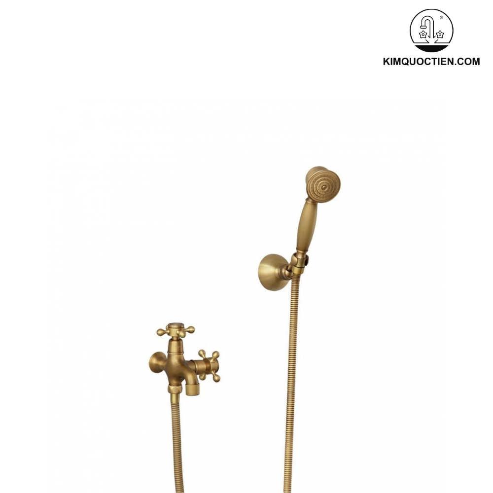 Vòi Sen Tắm Kanly GCS15 Lạnh Cổ Điển Đồng Thau