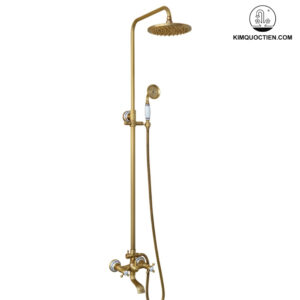 Vòi Sen Cây Kanly GCS19 Nóng Lạnh Cổ Điển Đồng Thau
