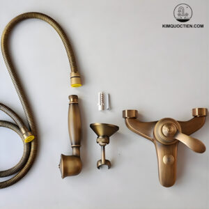 Vòi Sen Tắm Kanly GCS20 Nóng Lạnh Cổ Điển Đồng Thau