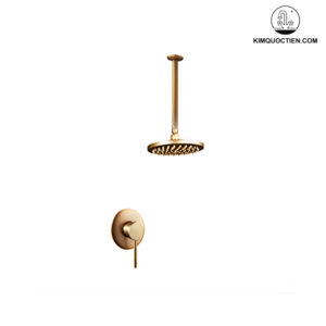 Vòi Sen Kanly GCS72 Nóng Lạnh Âm Tường Đồng Thau Cổ Điển