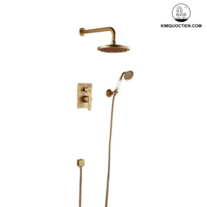 Vòi Sen Kanly GCS75 Nóng Lạnh Âm Tường Đồng Thau Cổ Điển