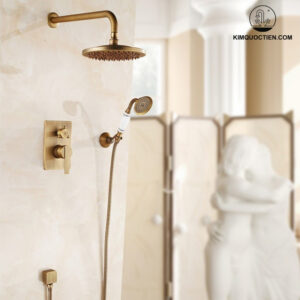 Vòi Sen Kanly GCS75 Nóng Lạnh Âm Tường Đồng Thau Cổ Điển