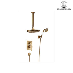 Vòi Sen Kanly GCS76 Nóng Lạnh Âm Tường Đồng Thau Cổ Điển