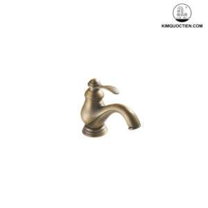 Vòi Lavabo Kanly GCV01 Nóng Lạnh Bằng Đồng Cổ Điển