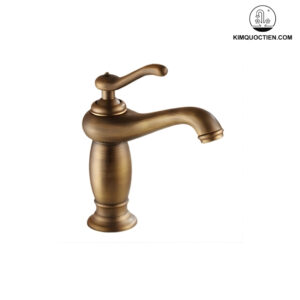 Vòi Lavabo Kanly GCV03 Nóng Lạnh Bằng Đồng Cổ Điển