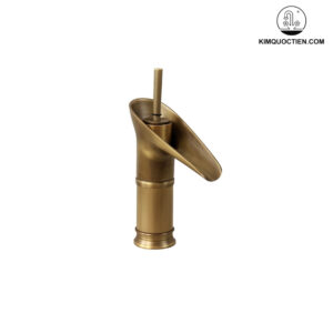 Vòi Lavabo Kanly GCV17 Nóng Lạnh Bằng Đồng Cổ Điển
