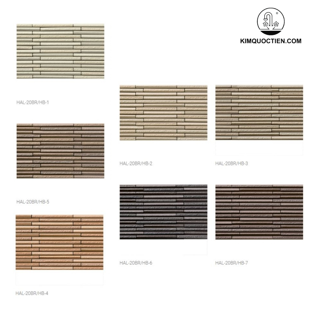 Gạch kiến trúc INAX HOSOWARI BORDER RANDOM HAL-20BR/HB