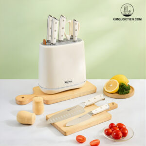 Bộ dao làm bếp 5 món cao cấp Konox Haper Grey