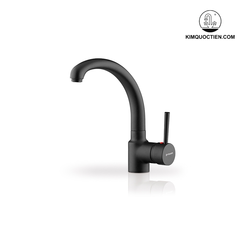 Vòi rửa chén nóng lạnh Luxta L3219BS Bóng