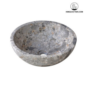 Chậu Rửa Mặt Lavabo Kanly MAR11V Đặt Bàn Đá Tự Nhiên 400x150 mm