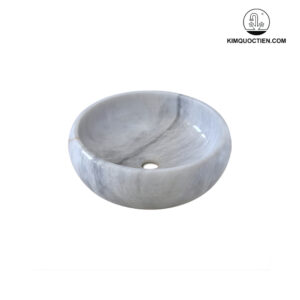 Chậu Rửa Mặt Lavabo Đặt Bàn Kanly MAR123N Đá Tự Nhiên 400x120 mm