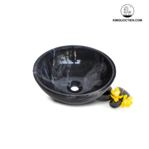 Chậu Rửa Mặt Lavabo Kanly MAR12N Đặt Bàn Đá Tự Nhiên 400x150 mm
