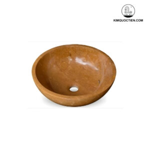 Chậu Rửa Mặt Lavabo Kanly MAR15N Đặt Bàn Đá Tự Nhiên 400x150 mm