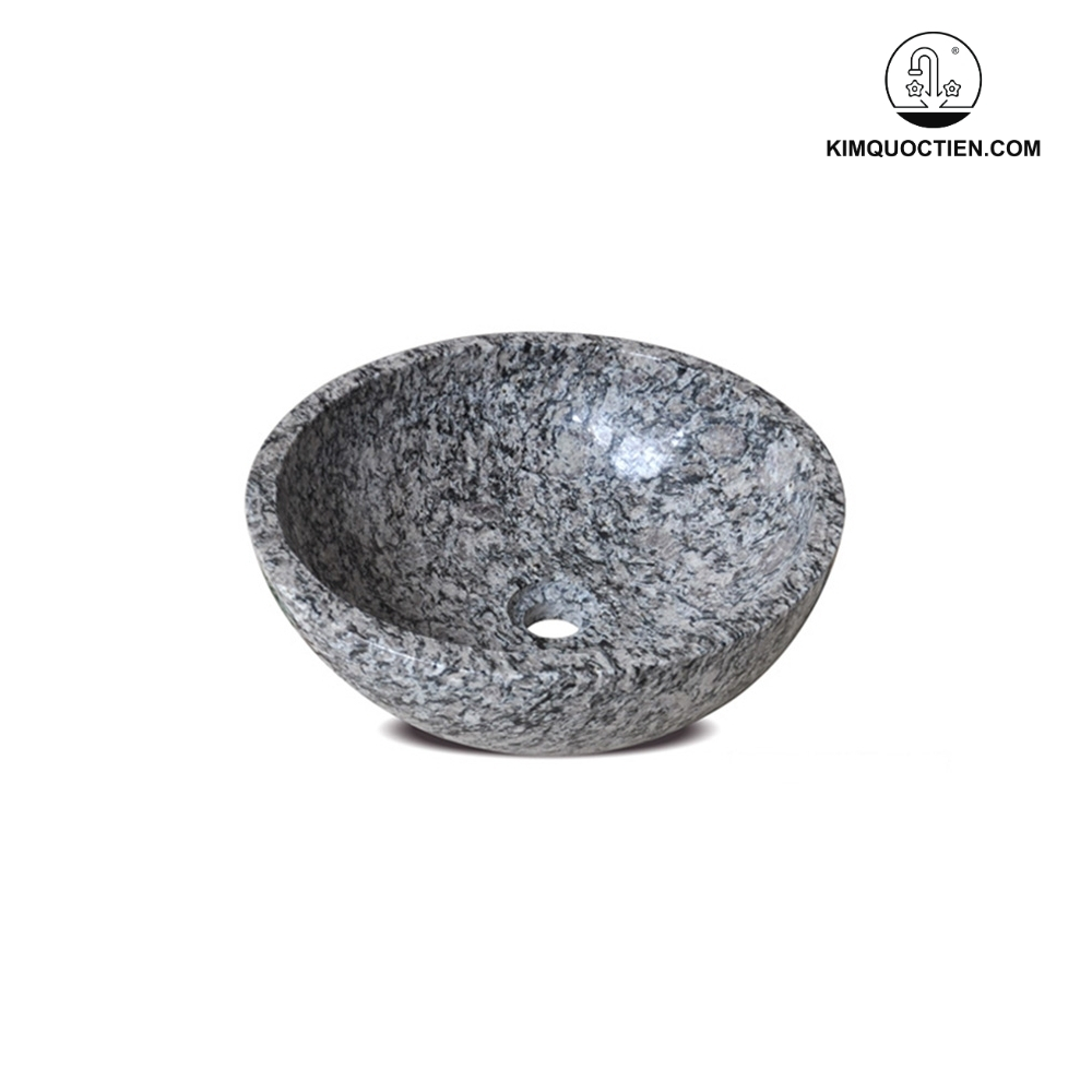 Chậu Rửa Mặt Lavabo Kanly MAR16V Đặt Bàn Đá Marble 400x150 mm