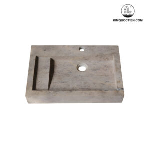 Chậu Rửa Mặt Lavabo Kanly MAR24V Đặt Bàn Đá Tự Nhiên