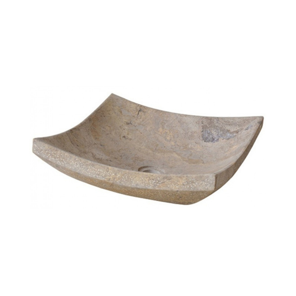 Chậu Rửa Mặt Lavabo Kanly MAR34V Đặt Bàn Đá Tự Nhiên 400x20 mm