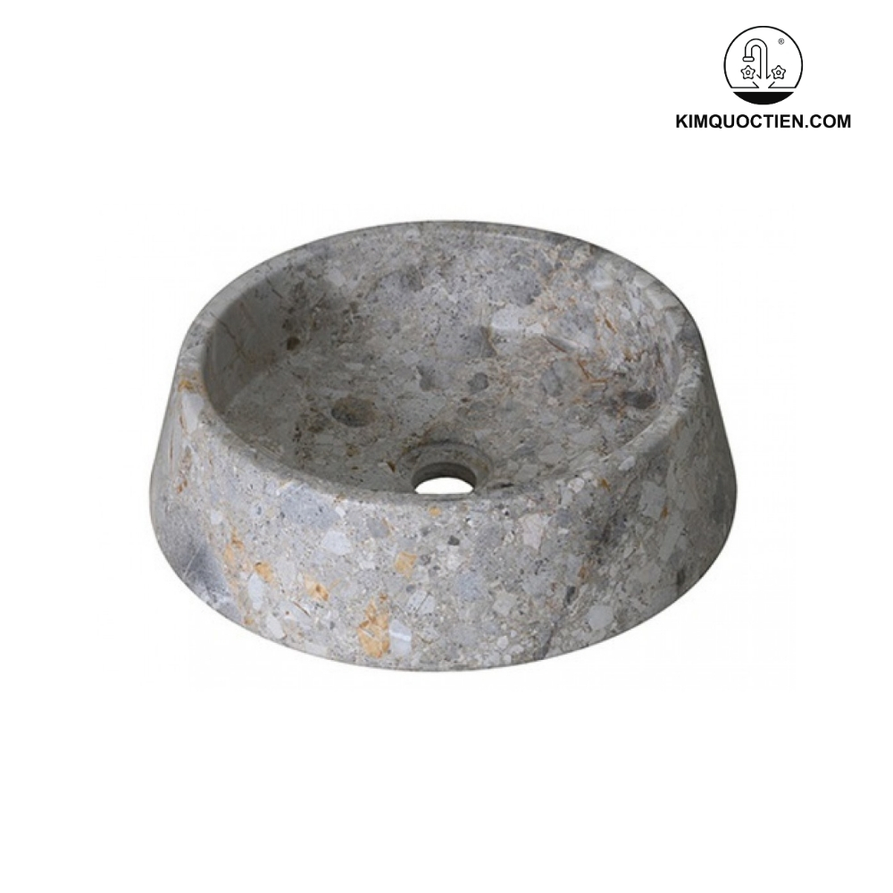 Chậu Rửa Mặt Lavabo Kanly MAR41V Đặt Bàn Đá Tự Nhiên 400x120 mm