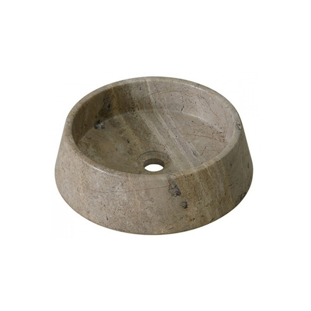 Chậu Rửa Mặt Lavabo Kanly MAR44V Đặt Bàn Đá Tự Nhiên 400x120 mm