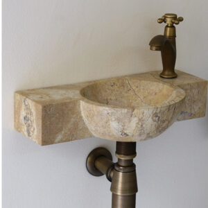 Chậu Rửa Mặt Lavabo Kanly MAR6M4V Treo Tường Đá Tự Nhiên