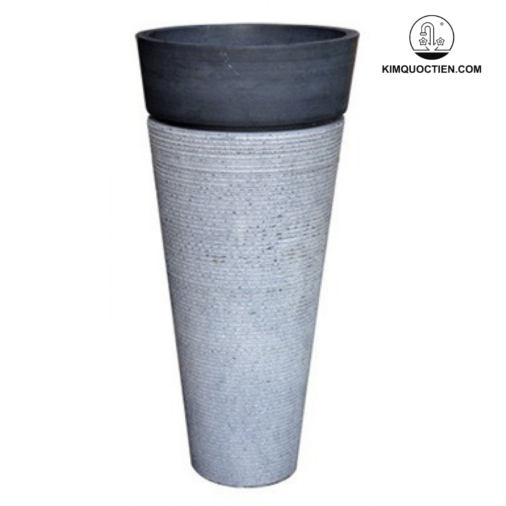 Chậu Rửa Mặt Lavabo Kanly MAR72 Đặt Sàn Đá Tự Nhiên