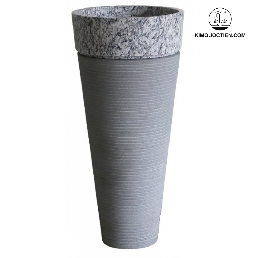 Chậu Rửa Mặt Lavabo Kanly MAR76 Đặt Sàn Đá Tự Nhiên