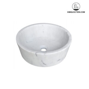 Chậu Rửa Mặt Lavabo Kanly MAR7E3 Đặt Bàn Đá Tự Nhiên 400x150 mm