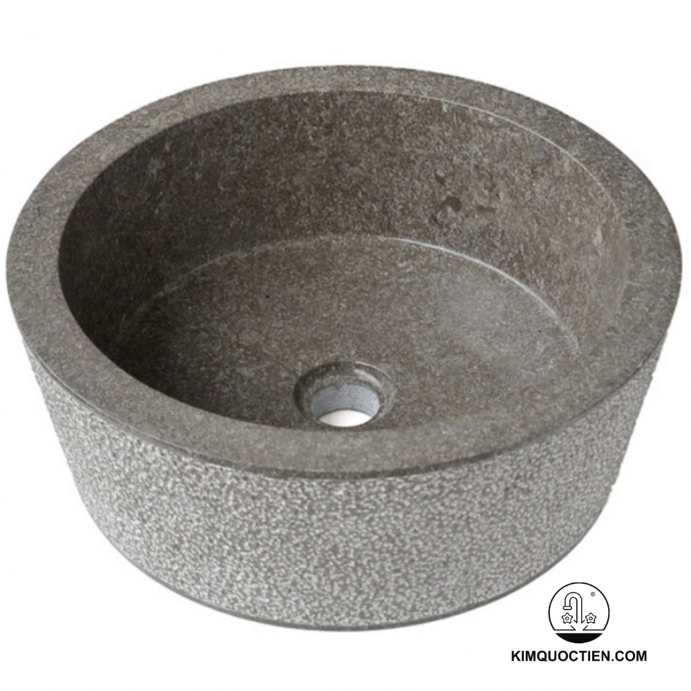 Chậu Rửa Mặt Lavabo Kanly MAR7E4I Đặt Bàn Đá Tự Nhiên