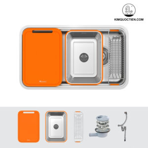 Chậu rửa bát phong cách Nhật KONOX R50 Tari 8047SU