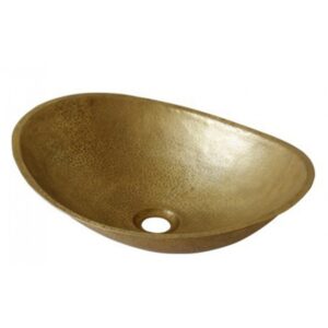 Chậu lavabo đặt bàn Kanly bằng đồng RSC047V